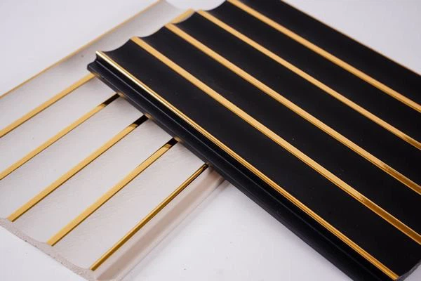 Eco-friendly PS Wall Panel Charcoal Louver