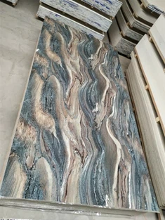 Acoperire UV Foaie de marmură PVC